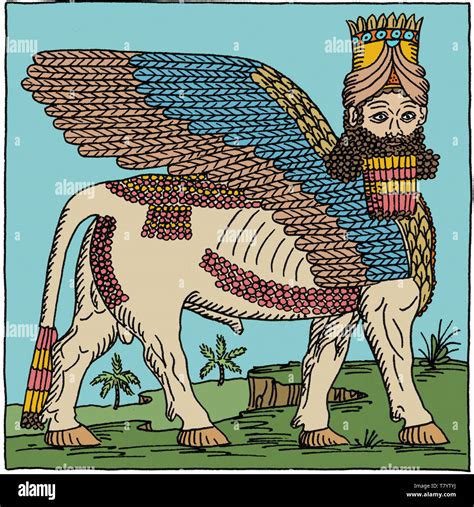 Assyrian Winged Bull Hi Res Stock Photography And Images Alamy