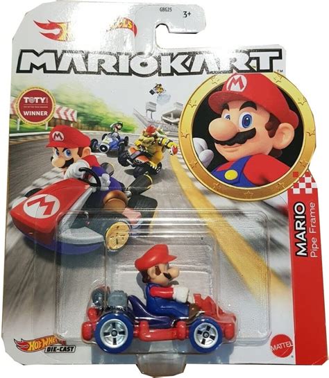 Mario Kart Hot Wheels Mario Pipe Frame Vehicle Leksaker Gameshop Se