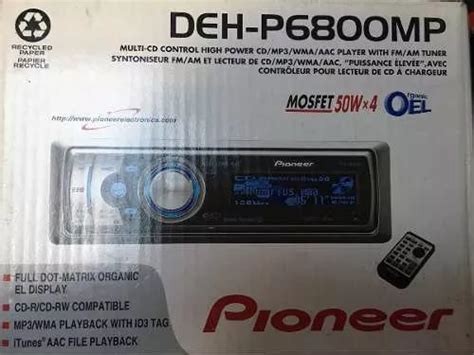 Radio Para Auto Pioneer Deh P Mp Mercadolibre