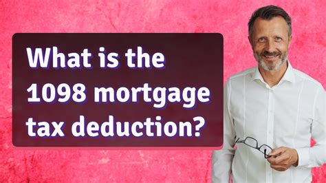 What Is The 1098 Mortgage Tax Deduction Youtube