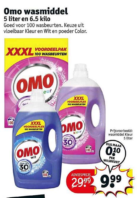 Omo Wasmiddel Aanbieding Bij Kruidvat Folders Nl