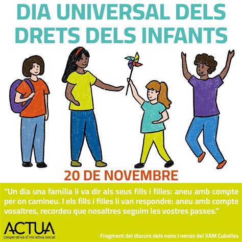 De Novembre Dia Universal Dels Drets Dels Infants Actuacoop