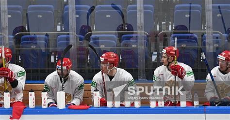 Russia Ice Hockey Euro Tour Training Sputnik Mediabank