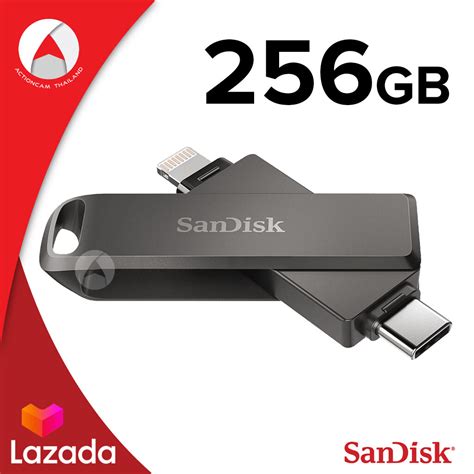 SanDisk IXpand Flash Drive Luxe SDIX70N 128GB Black Lightning And Type