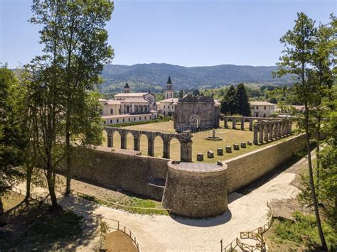 Aerial View Of The Certosa Di Serra San Bruno Vibo Valentia Calabria