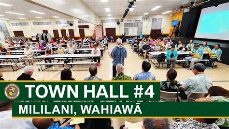 Mililani High School Town Hall April 6 2023 Youtube