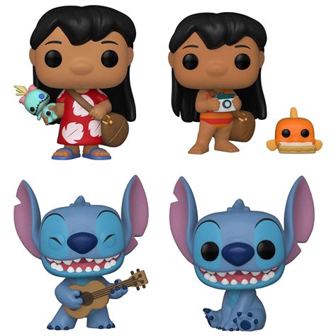 Buy Funko Pop Disney Lilo Stitch Collectors Set Lilo With Scrump