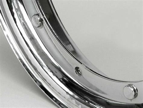 Vespa Px Wheel Rim Chrome X Continental White Wall Tyre Inner