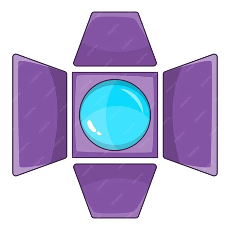 Icono de foco Ilustración de dibujos animados del icono vectorial de ...