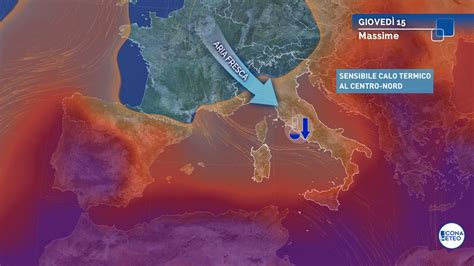 CALO TERMICO E Aria INSTABILE Le Zone A RISCHIO TEMPORALI Icona Meteo