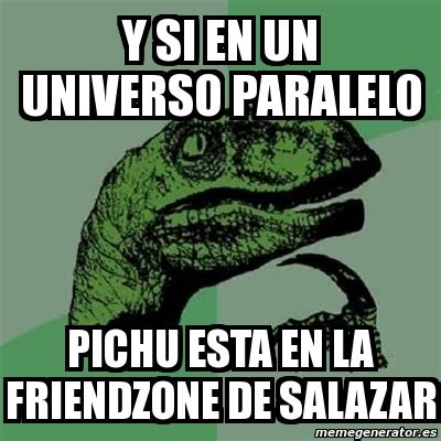 Meme Filosoraptor Y Si En Un Universo Paralelo Pichu Esta En La