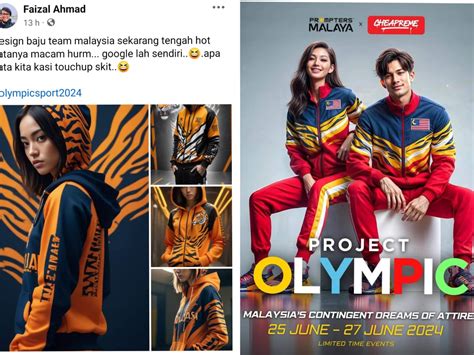 Ramai Lebih Suka Rekaan Pakaian Sukan Olimpik Guna AI CariDotMy