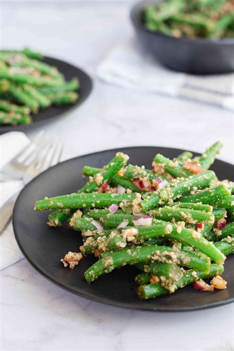 Green Bean Salad With Basil Balsamic And Parmesan Recipe