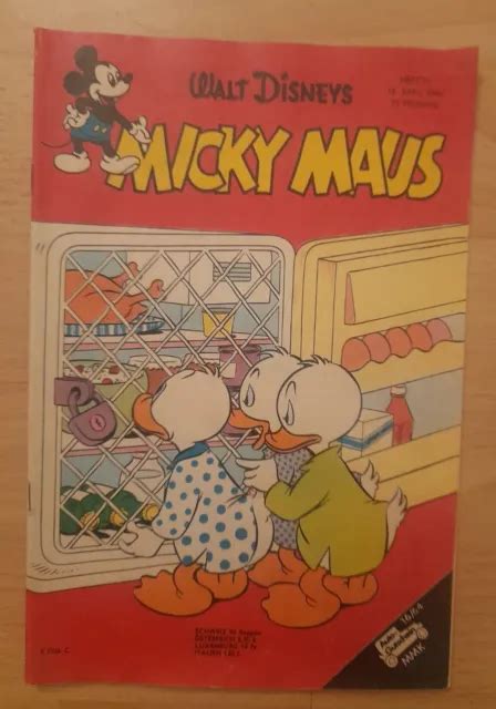 ORIGINAL MICKY MAUS 1964 Heft 16 Konvolut Dachboden Fund TOP ZUSTAND 0