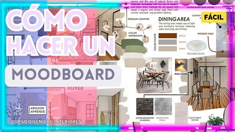 Cómo crear un MOODBOARD ÉXITOSO para el DISEÑO DE INTERIORES Curso