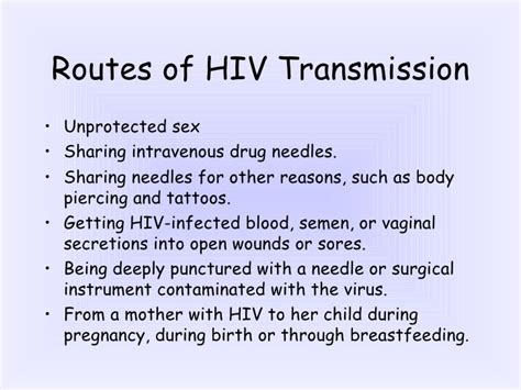 Hivaids Education Revised