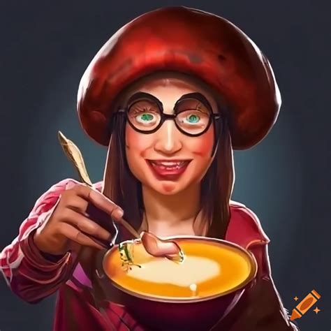 Twitch Streamer Piratesoftware Eating Mushroom Soup On Craiyon