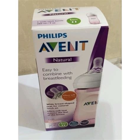 Plastic 260ml Philips Avent Natural 2 0 Pink Feeding Bottle Age Group