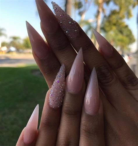 Pin By Ashley Strother On Acrylic Nails Nude In Stiletto Nails