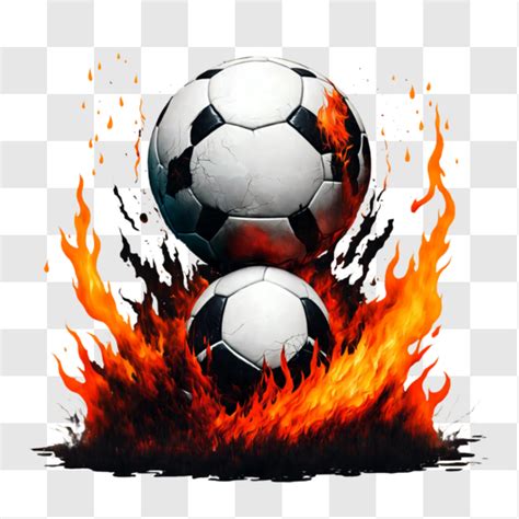 Download Flaming Soccer Ball On Fire Png Online Creative Fabrica