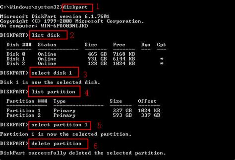 Diskpart delete partitions - plenexus