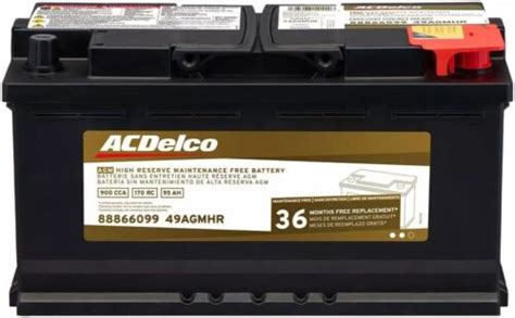 Vehicle Battery Electricgas Acdelco 49agm New Sale Ebay