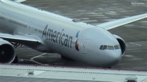 American Airlines 777 300 Er Sydney Landing 25 August 2016 Youtube