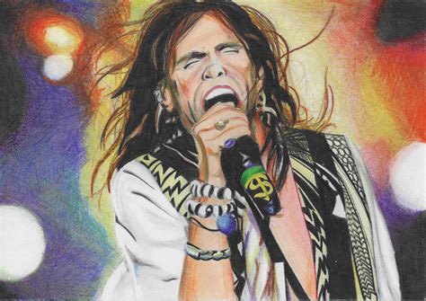 Иллюстрация Aerosmith в стиле портрет