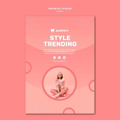 Free Psd Style Trending Poster Template