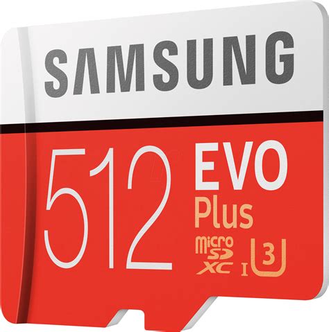 SAMS MB-MC512HA: MicroSDXC-Speicherkarte 512GB, Samsung, EVO Plus bei ...