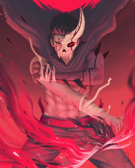 ArtStation - Cursed Swordsman : Bloodflame