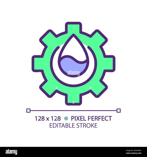 Water Industry Rgb Color Icon Stock Vector Image Art Alamy