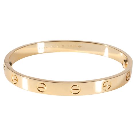 Cartier Love Bracelet 18 Karat Yellow Gold With Screwdriver At 1stdibs