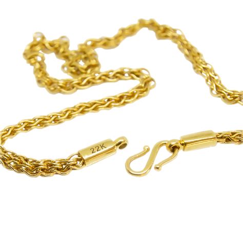 22K Byzantine Gold Necklace (22” length) - Buy Online at GoldSilver®