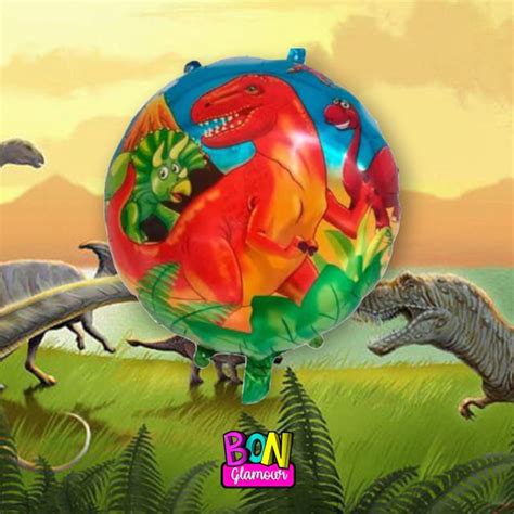 GLOBO PERSONAJE DINOSAURIO DIBUJO 18 X1