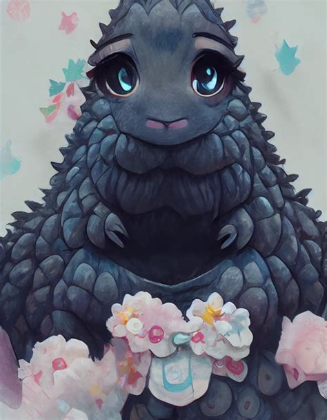 godzilla in a cute and kawaii maid outfit, ultra | Midjourney | OpenArt