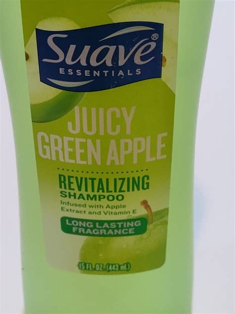 Suave Essentials Juicy Green Apple Revitalizing Shampoo Oz X Ebay