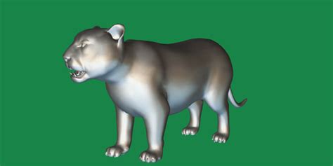 Liger Hybrid Feline - 3D Model by Nyilonelycompany