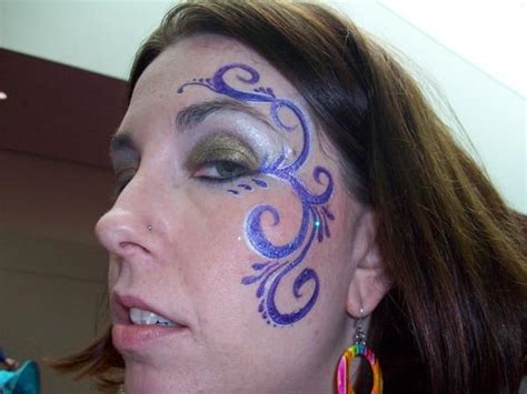 Metallic Purple Face Painting Designs Fantasy Makeup Face Paint