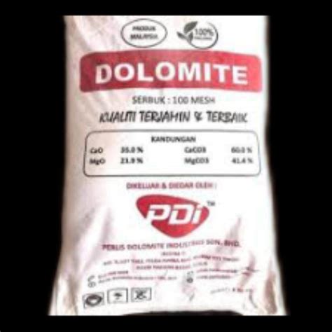 10 Kilo Pdi Dolomite Kapur Pertanian 10 Kg Baja Organik Dan Juga