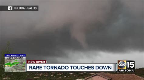 Video Tornado Forms Over New River During Monday Storm