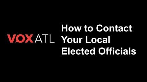 Vox Investigates How To Contact Your Local Elected Officials Youtube