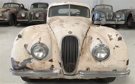 1954 Jaguar XK120 FHC Front Barn Finds