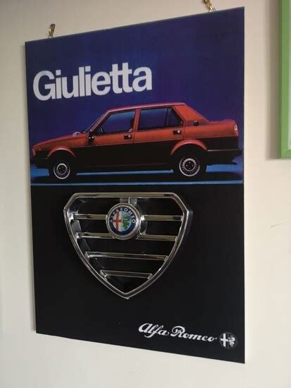 Picture Artwork Scudo Alfa Romeo Giulietta 116 Alfa Romeo