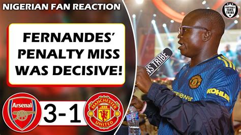 Arsenal Manchester United Henry Nigerian Fan Reaction Premier