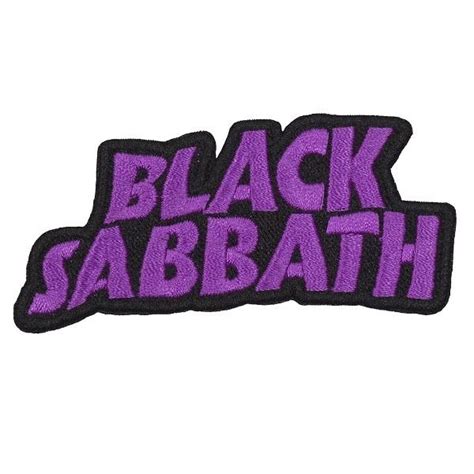 BLACK SABBATH ブラックサバス Cut Out Wavy Logo Patch ワッペン bsw 13 GEEKHEAD