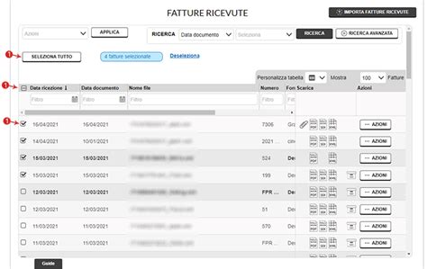 Scaricare Le Fatture Ricevute E Conservate Ed Eventuali Allegati