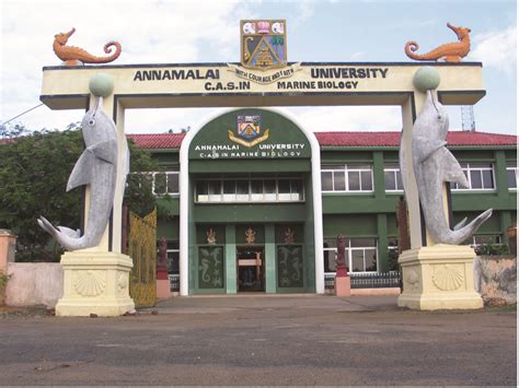 Annamalai University Ph D Admission Notification Fishery News