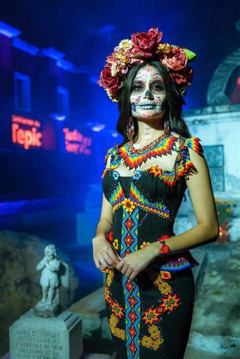 Geraldine Ponce Se Viste De Catrina En El Festival De Las Almas Eternas