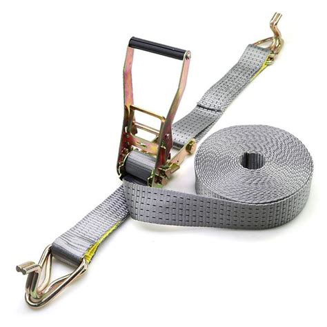 50mm Cargo Lashing Belt Ratchet Straps Heavy Duty Tie Down Straps For